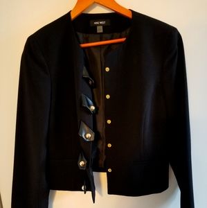Nine West black blazer jacket